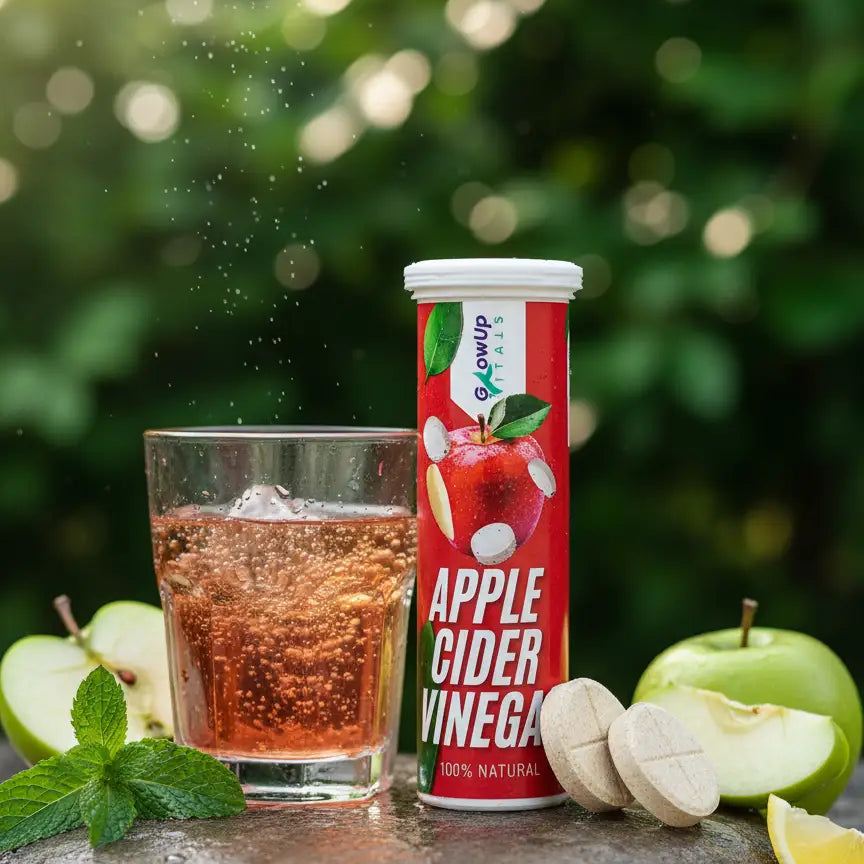 GlowUp Vitals - Apple Cider Vinegar Weight Loss Effervescent Tablets