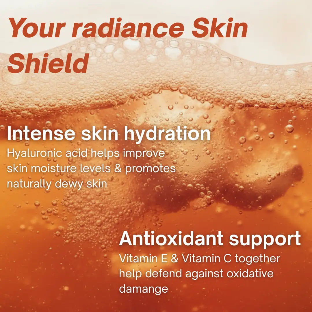 GlowUp Vitals - Glowy Skin Effervescent Tablets with 500 mg L-Glutathione