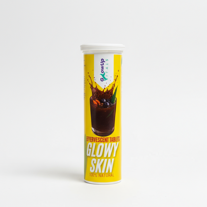 GlowUp Vitals - Glowy Skin Effervescent Tablets with 500 mg L-Glutathione