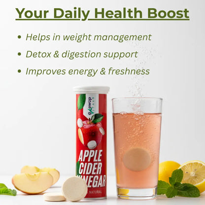 GlowUp Vitals - Apple Cider Vinegar Weight Loss Effervescent Tablets